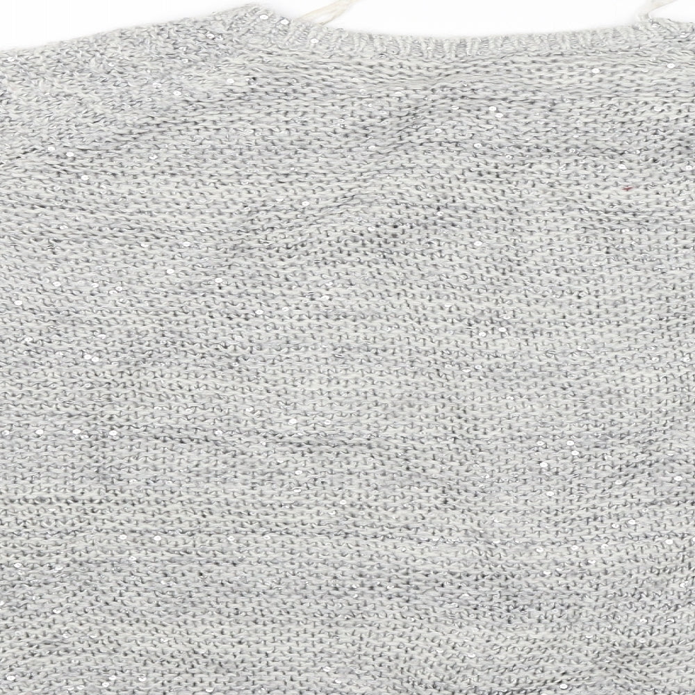 Dorothy Perkins Womens Grey   Pullover Jumper Size 12