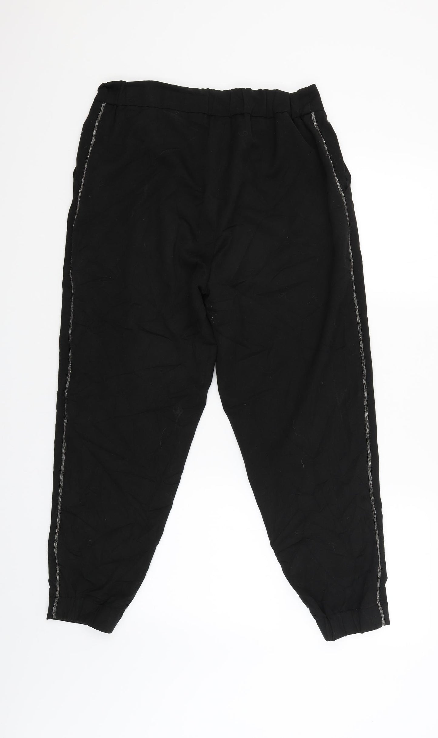 Mint Velvet Womens Black   Trousers  Size 12 L25 in