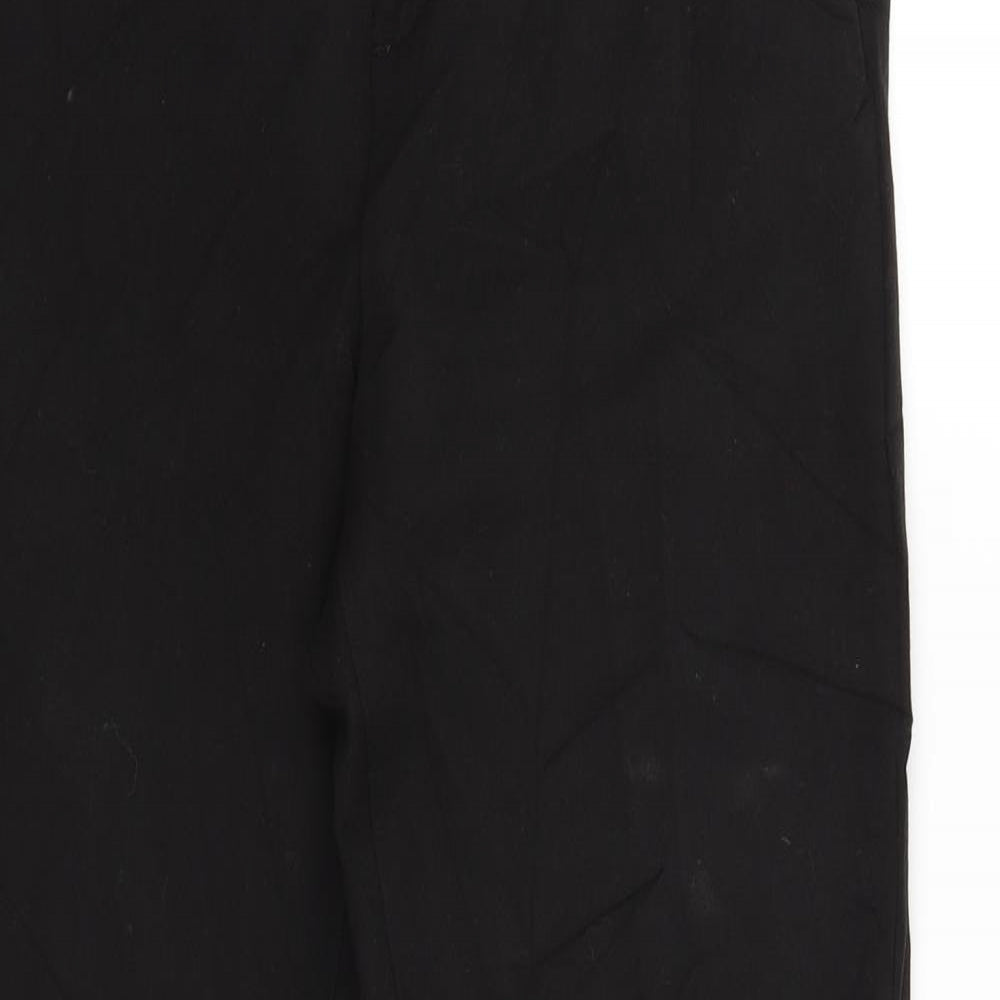 ecru Womens Black   Trousers  Size 10 L26 in