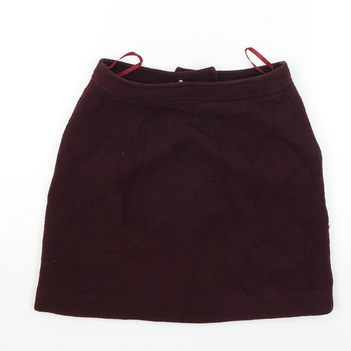 New Look Womens Red   Straight & Pencil Skirt Size 6