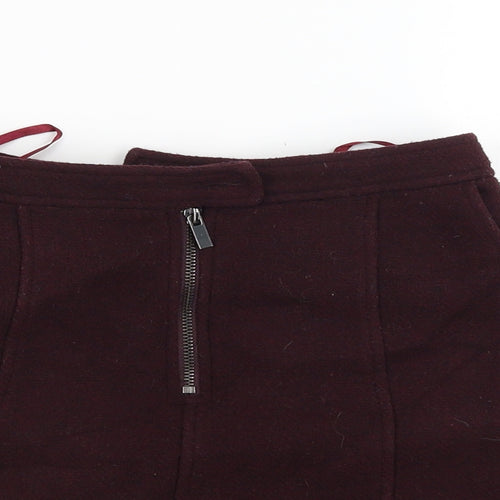 New Look Womens Red   Straight & Pencil Skirt Size 6