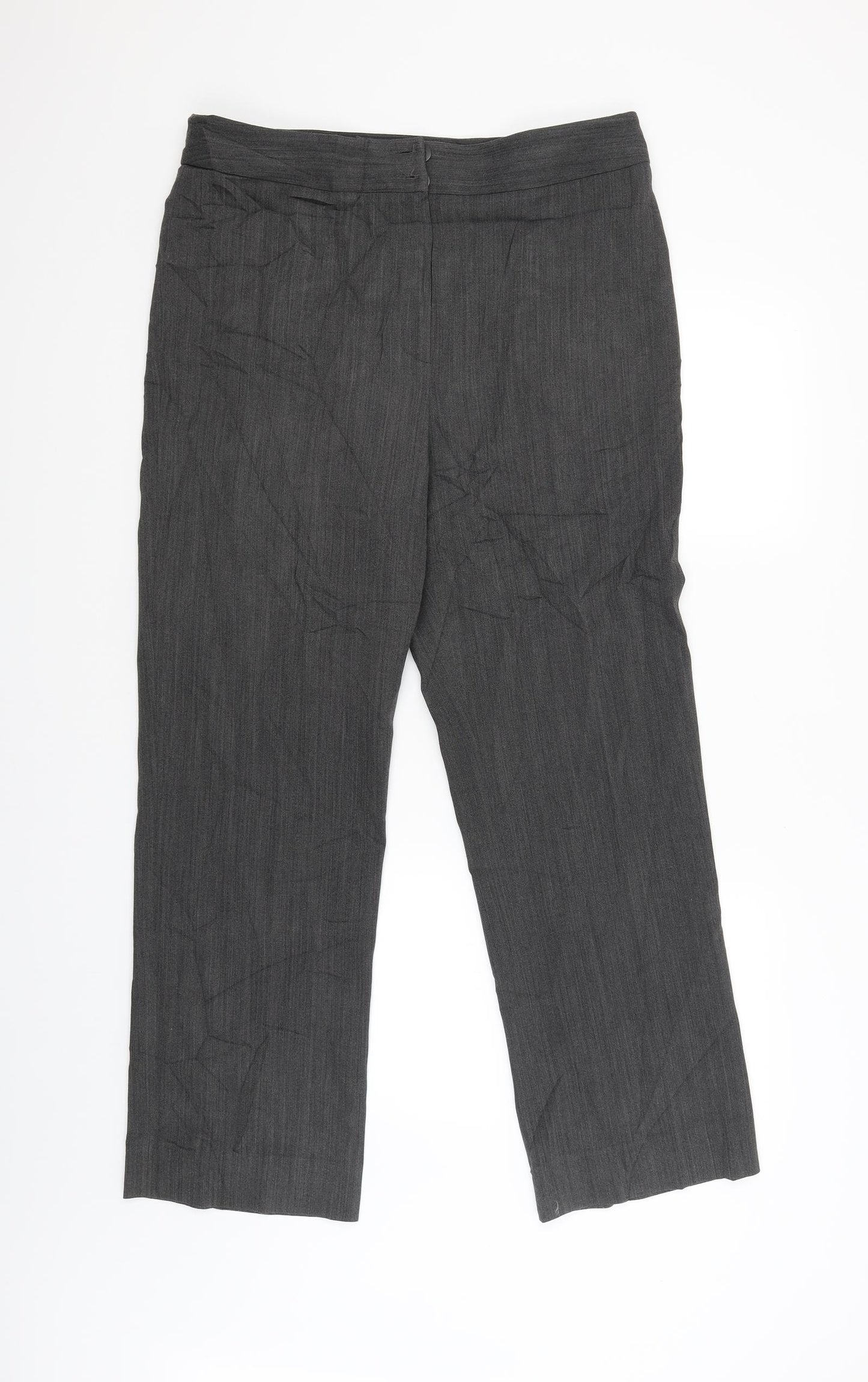 CC Womens Grey   Trousers  Size 14 L29 in