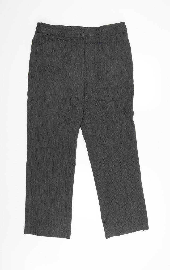 CC Womens Grey   Trousers  Size 14 L29 in