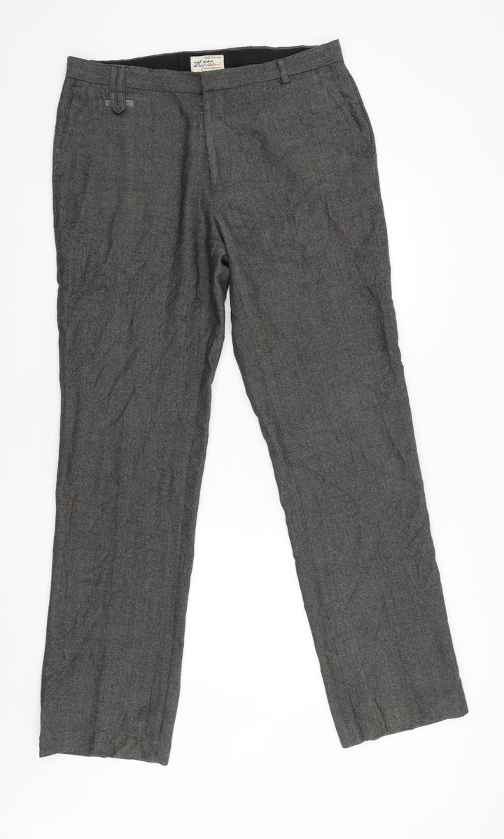 River Island Womens Grey Trousers Size 34 L32 in
