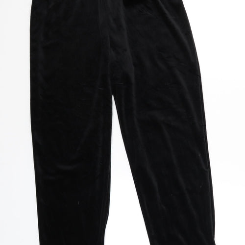 Canda Womens Black   Sweatpants Trousers Size 16 L25 in