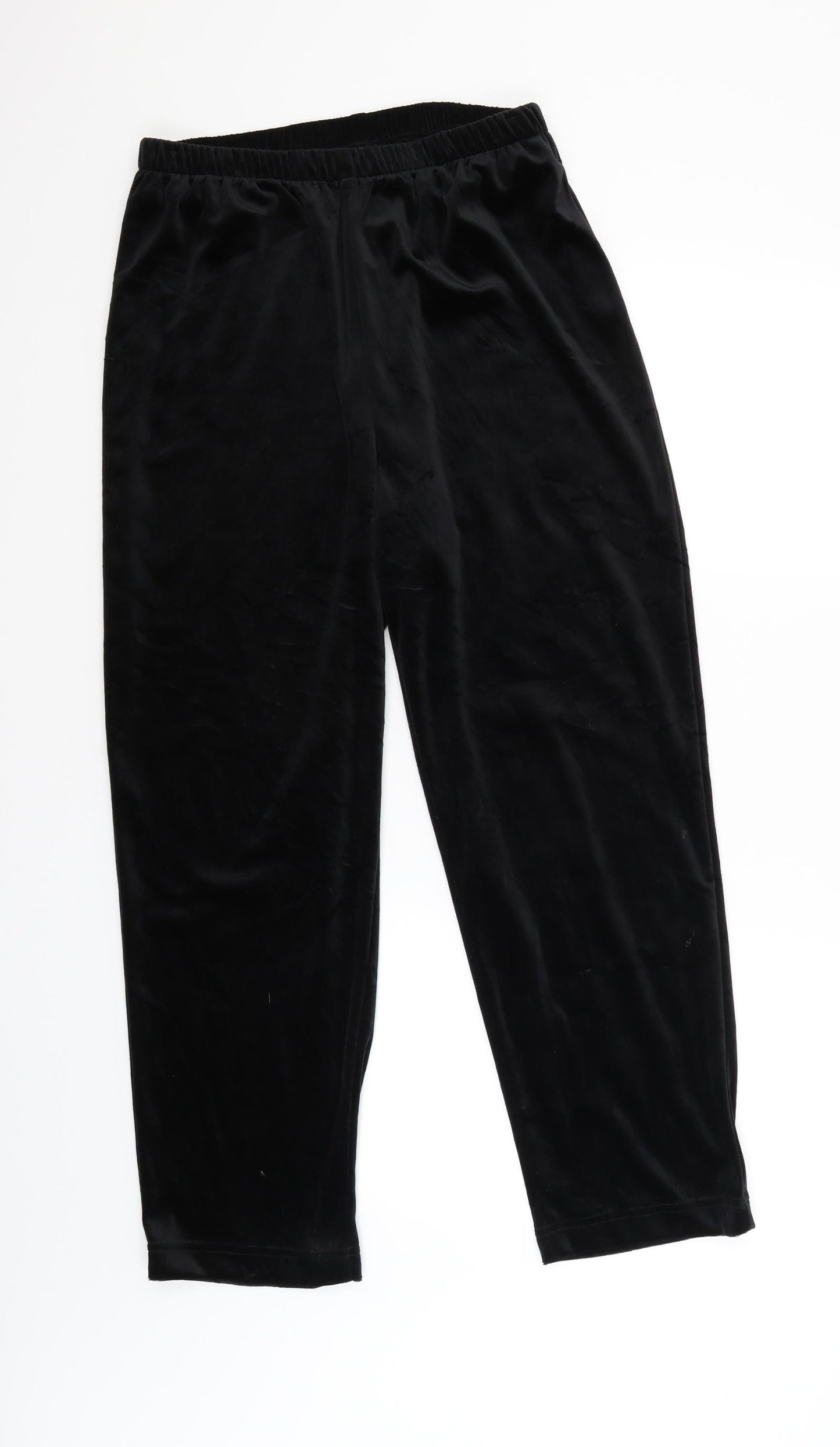 Canda Womens Black   Sweatpants Trousers Size 16 L25 in