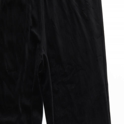 Canda Womens Black   Sweatpants Trousers Size 16 L25 in