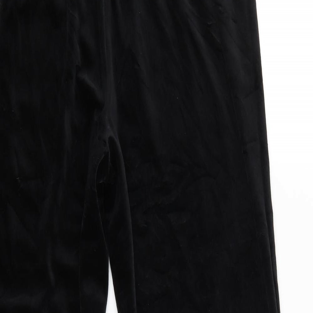 Canda Womens Black   Sweatpants Trousers Size 16 L25 in