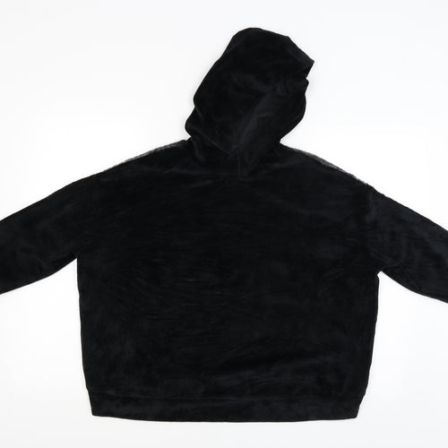 F&F Womens Black   Pullover Hoodie Size 12