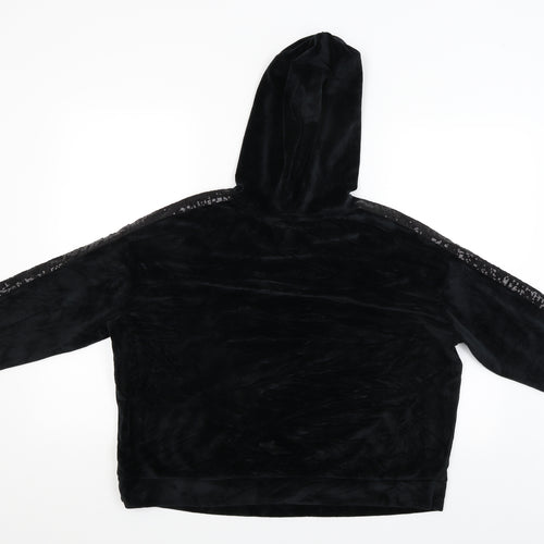 F&F Womens Black   Pullover Hoodie Size 12