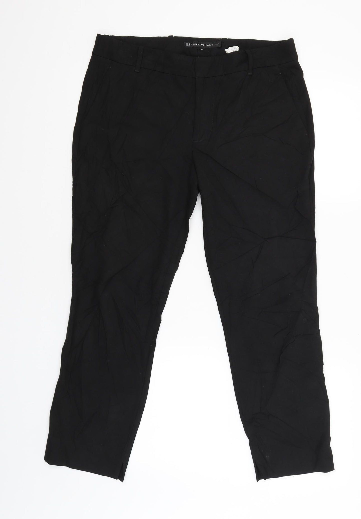 Zara Womens Black   Trousers  Size M L25 in
