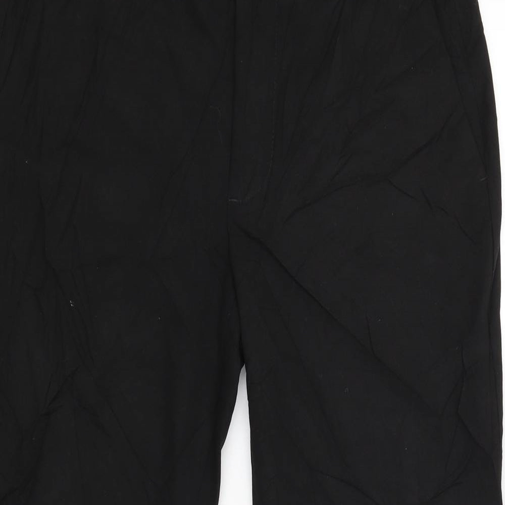 Zara Womens Black   Trousers  Size M L25 in