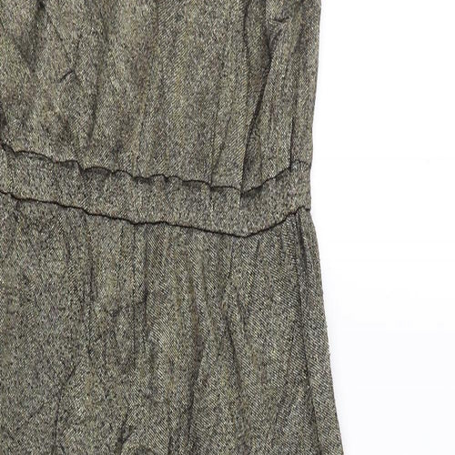 Topshop Womens Gold   Bodycon  Size 10