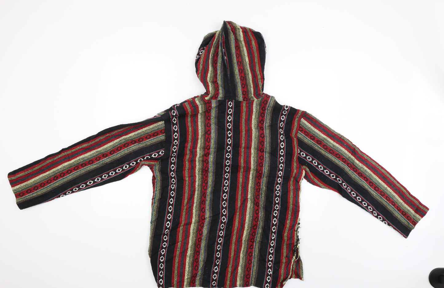 Tanawa Womens Multicoloured   Pullover Hoodie Size L  - tribal
