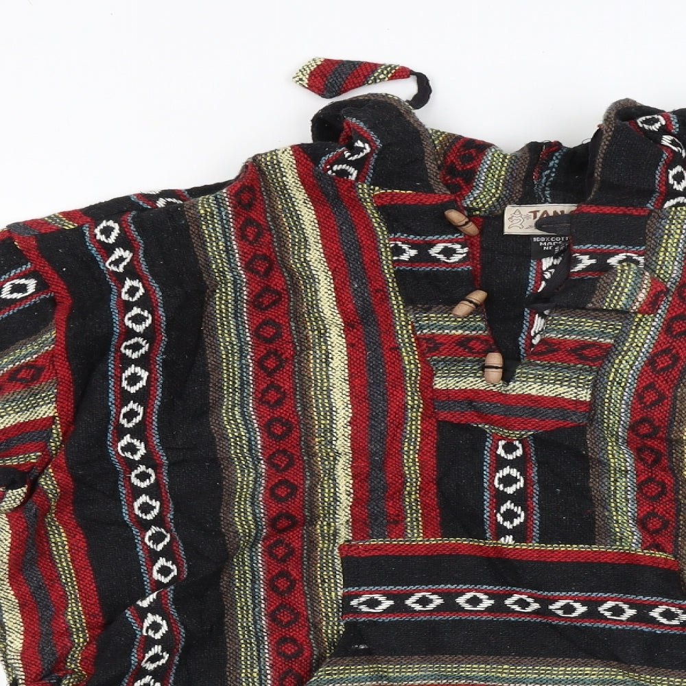 Tanawa Womens Multicoloured   Pullover Hoodie Size L  - tribal