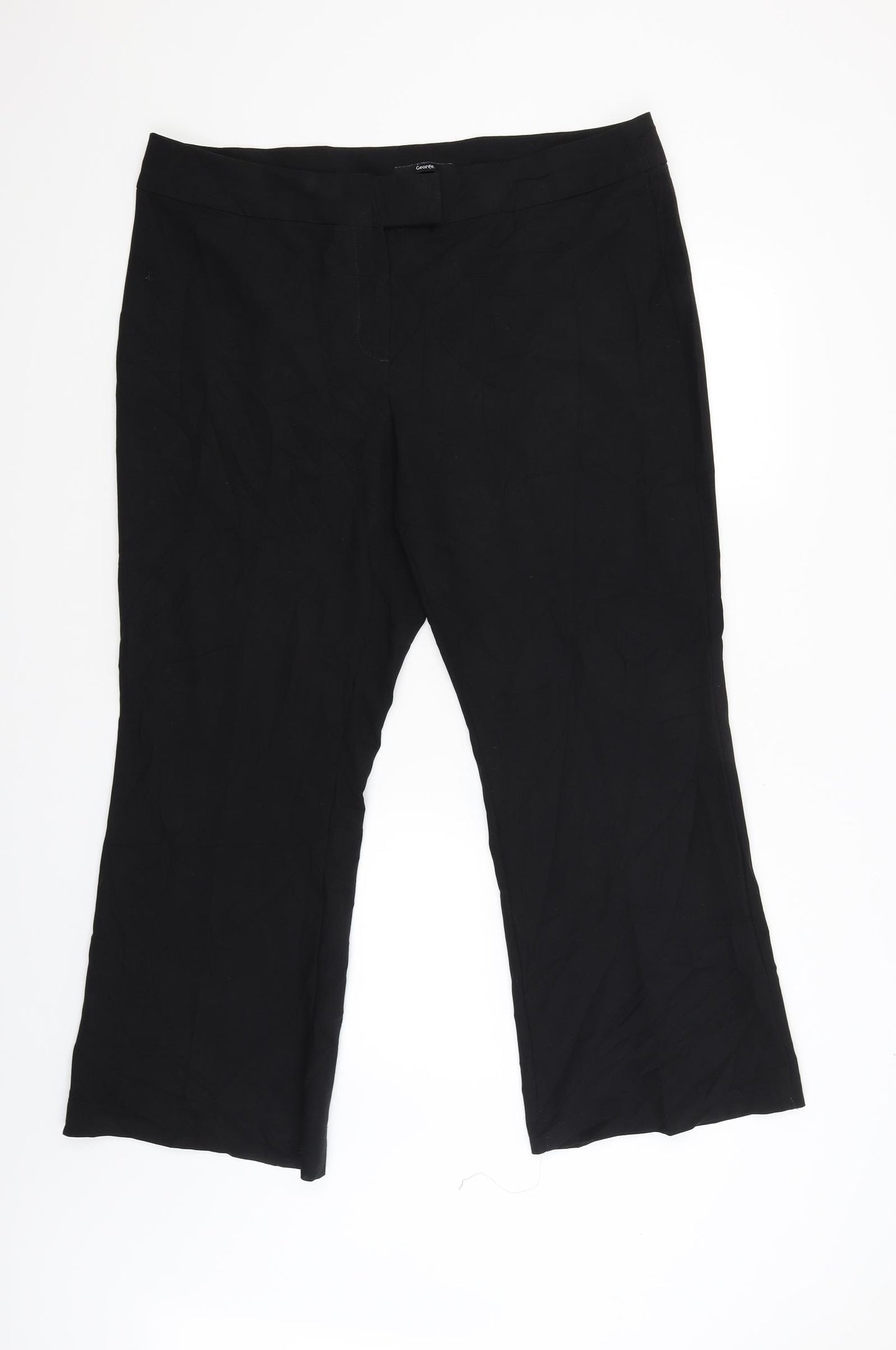 George Womens Black   Trousers  Size 18 L29 in