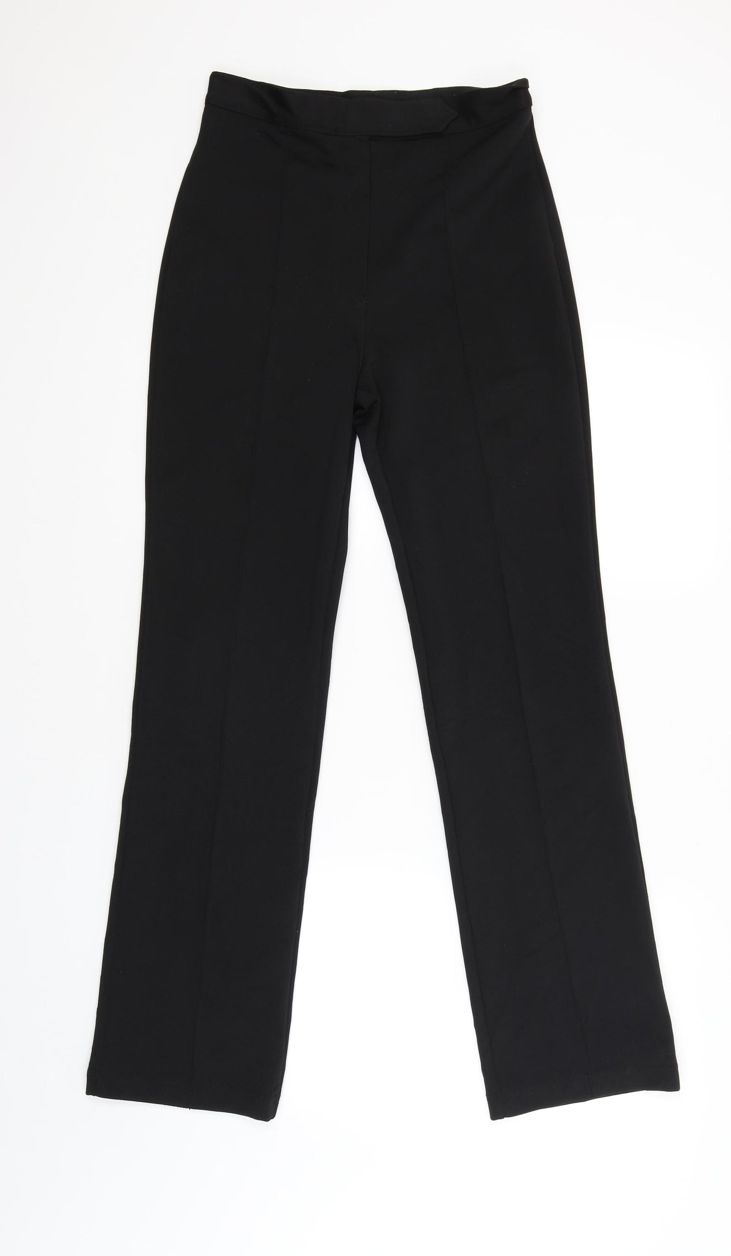 Preworn Womens Black   Trousers  Size 10 L31 in