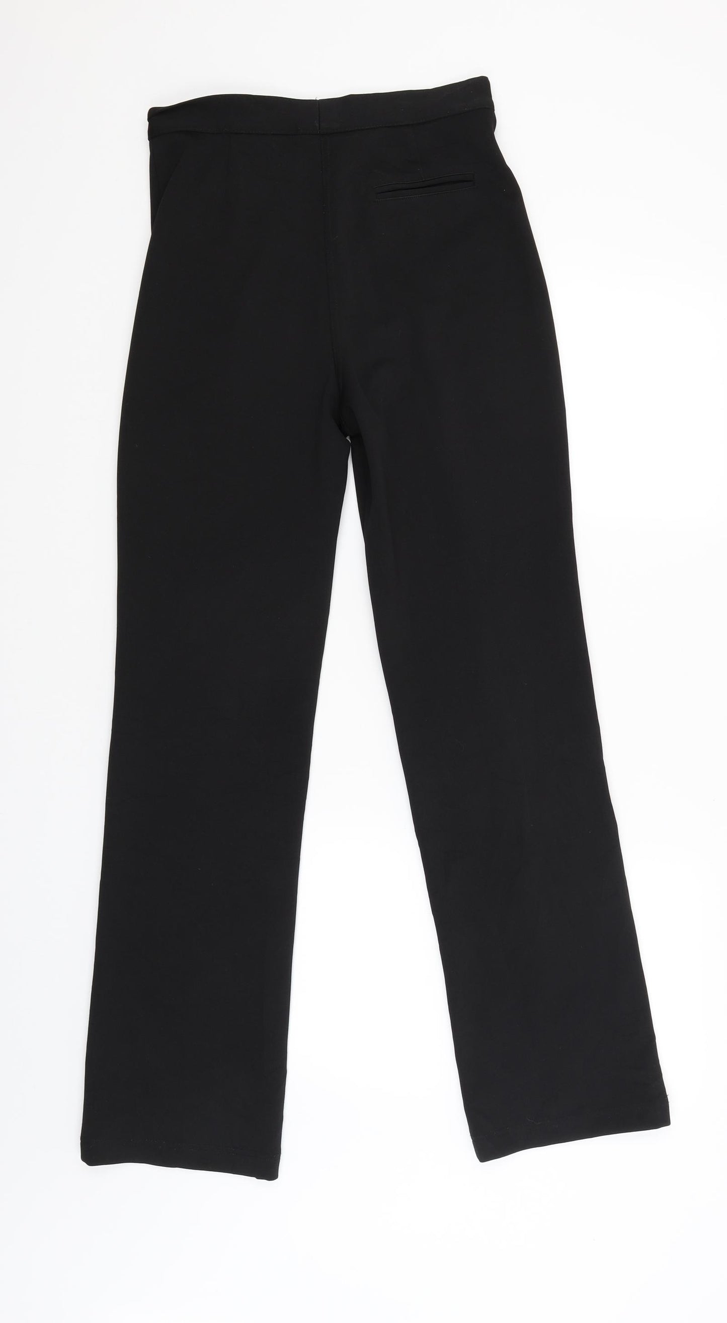 Preworn Womens Black   Trousers  Size 10 L31 in