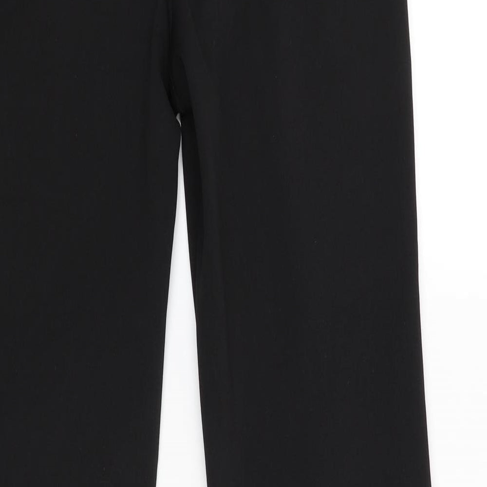 Preworn Womens Black   Trousers  Size 10 L31 in