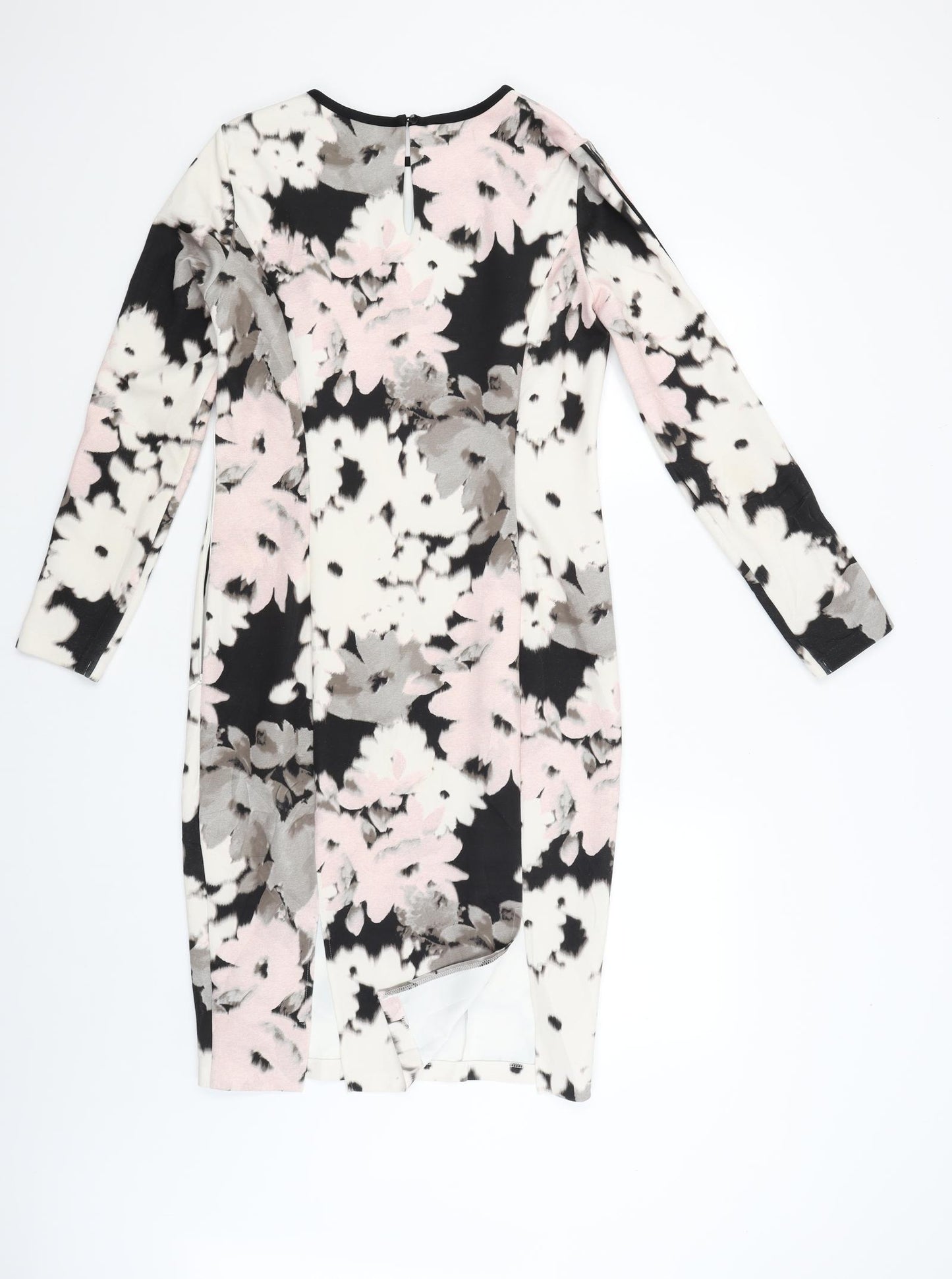 Autograph Womens White Floral  Jumper Dress  Size 12