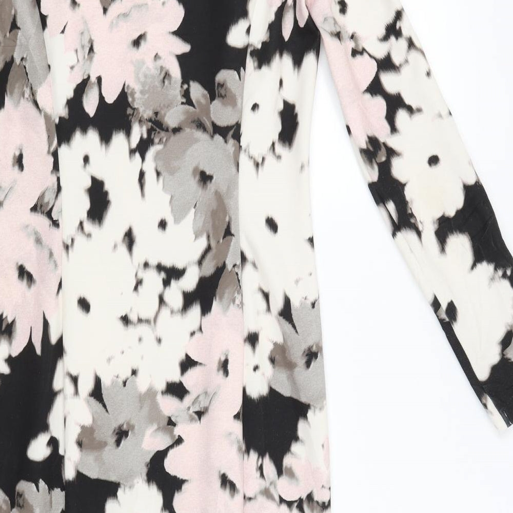 Autograph Womens White Floral  Jumper Dress  Size 12
