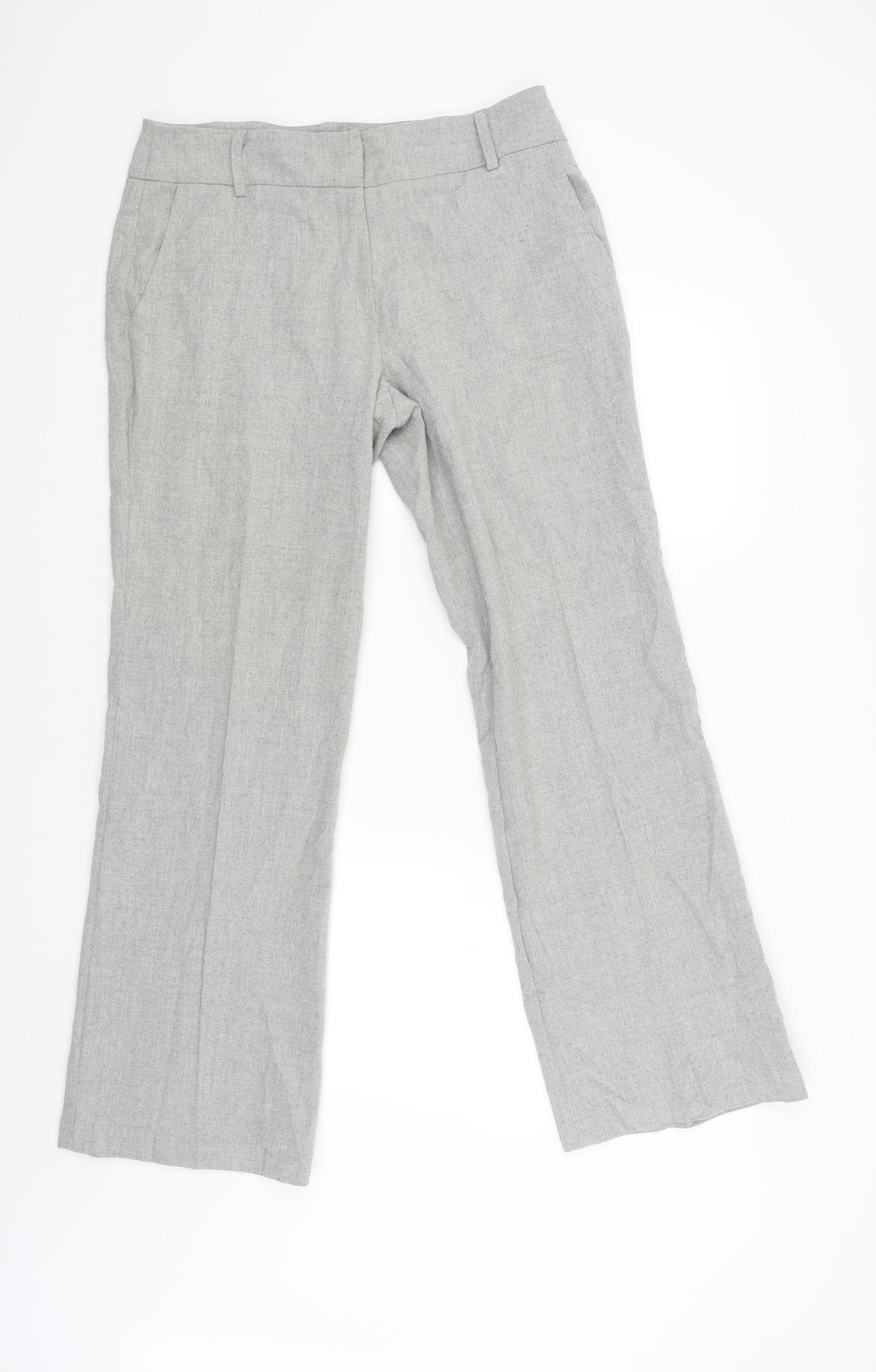Artigiano Womens Grey   Trousers  Size 12 L30 in
