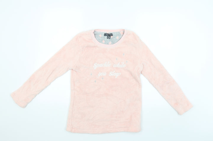 LOVE TO LOUNGE Womens Pink Pullover Jumper Size 2XS