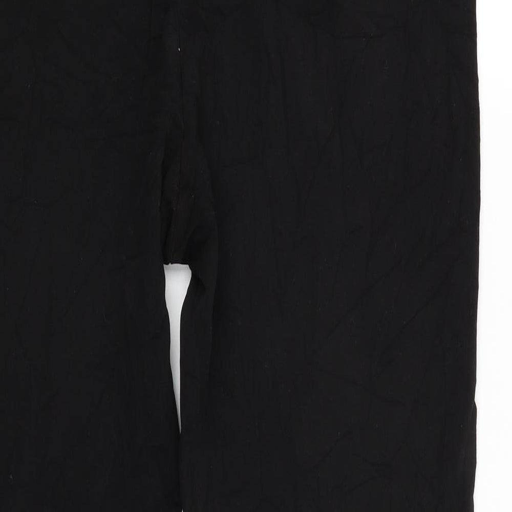 M&S Womens Black   Trousers  Size 14 L29 in