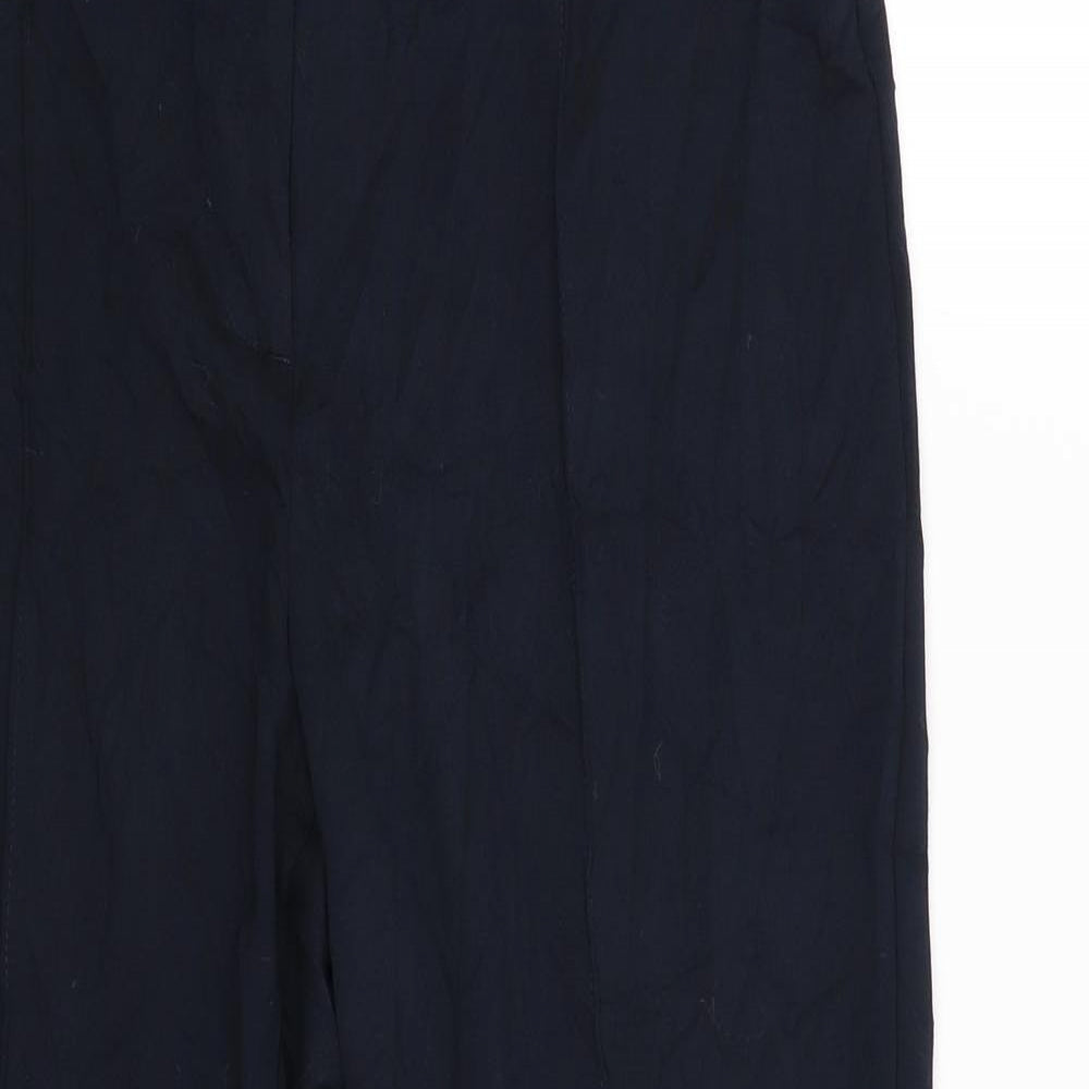 M&S Womens Blue   Trousers  Size 14 L26 in