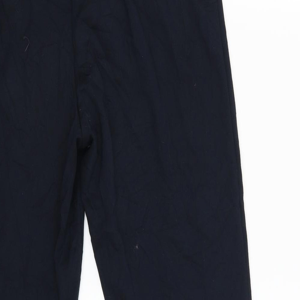 M&S Womens Blue   Trousers  Size 14 L26 in