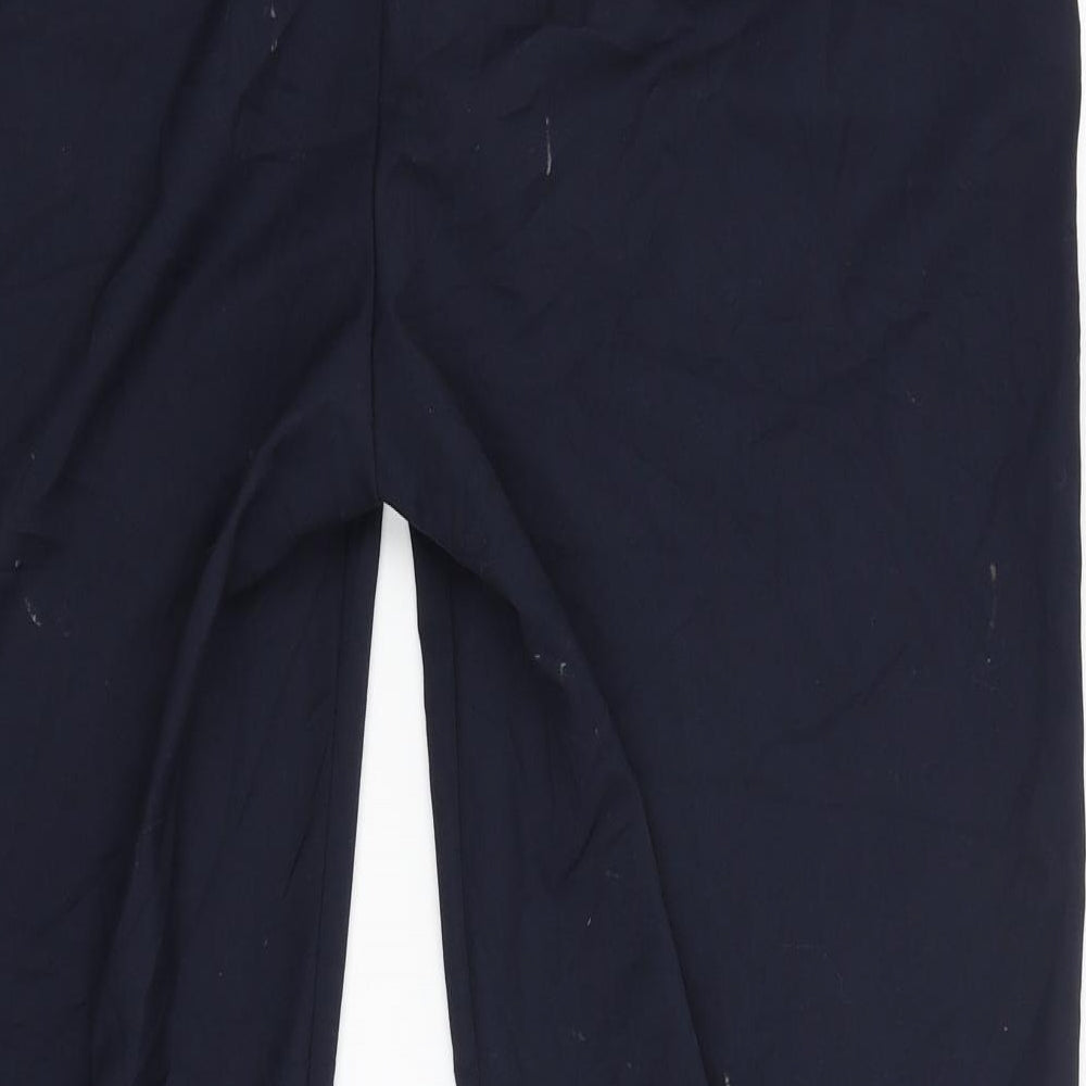 M&S Womens Blue   Trousers  Size 16 L28 in