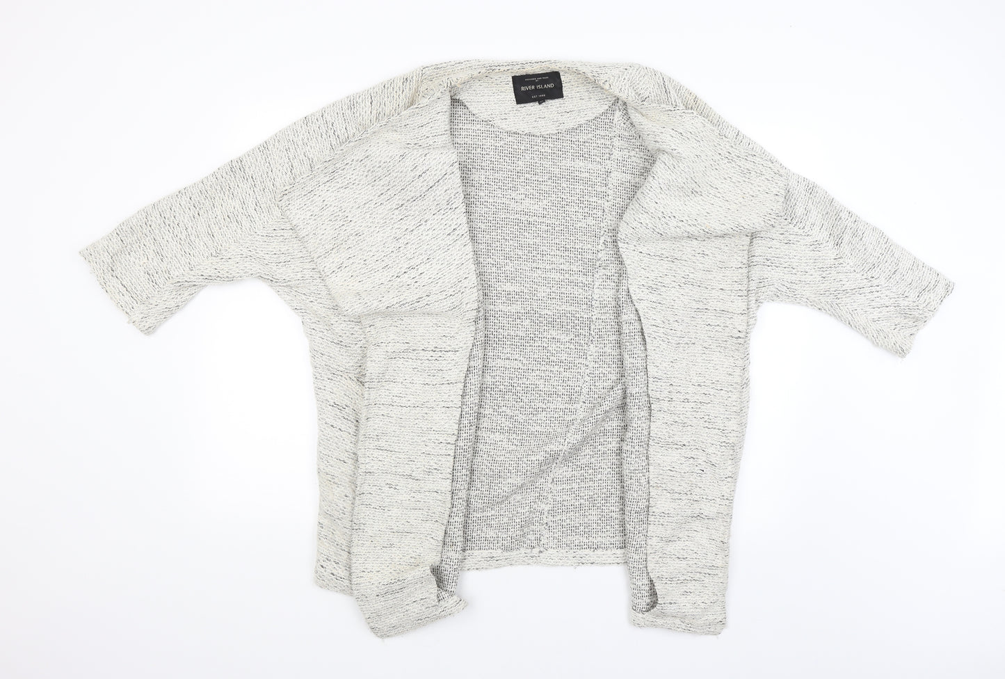River Island Womens Grey   Cardigan Jumper Size 14