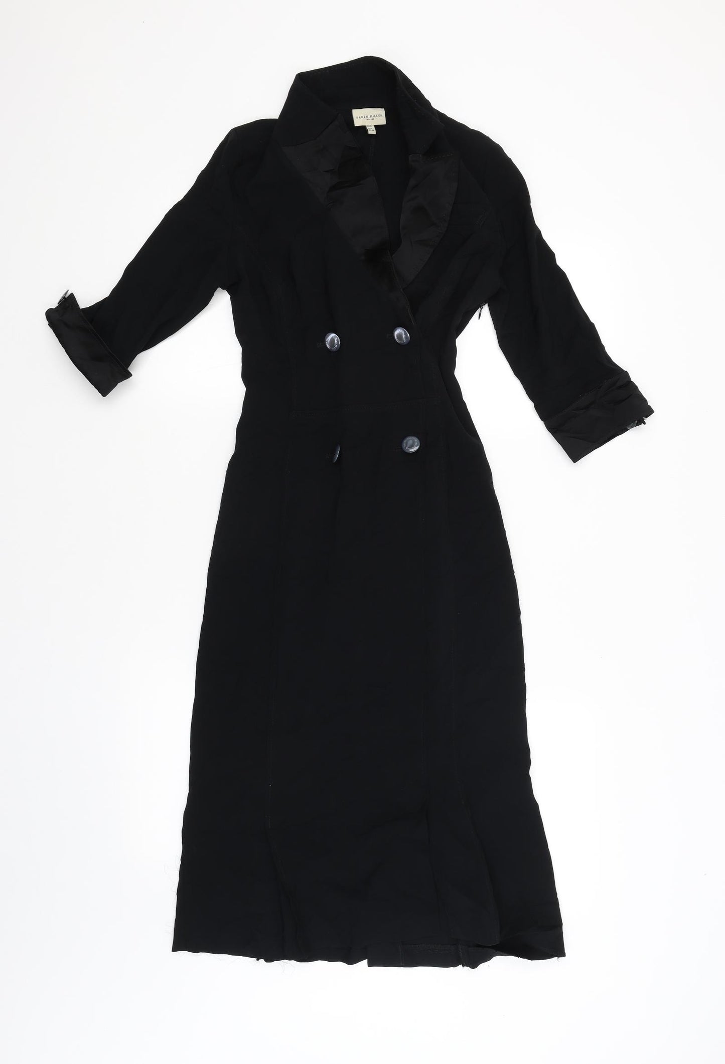 Karen Miller Womens Black   Jacket Dress  Size 8