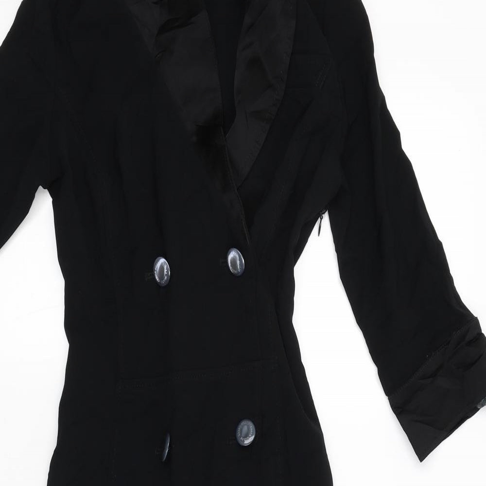 Karen Miller Womens Black   Jacket Dress  Size 8