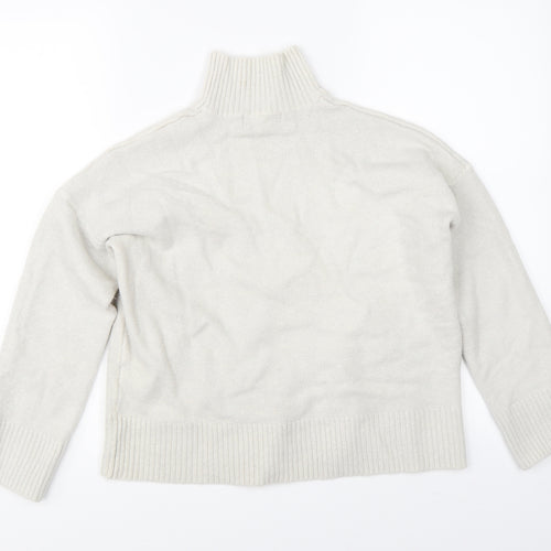 Marks & Spencer Womens Beige  Knit Pullover Jumper Size 12