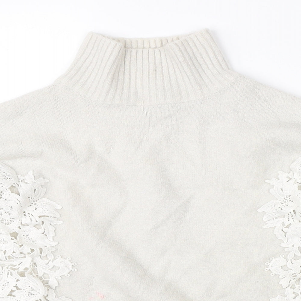 Marks & Spencer Womens Beige  Knit Pullover Jumper Size 12