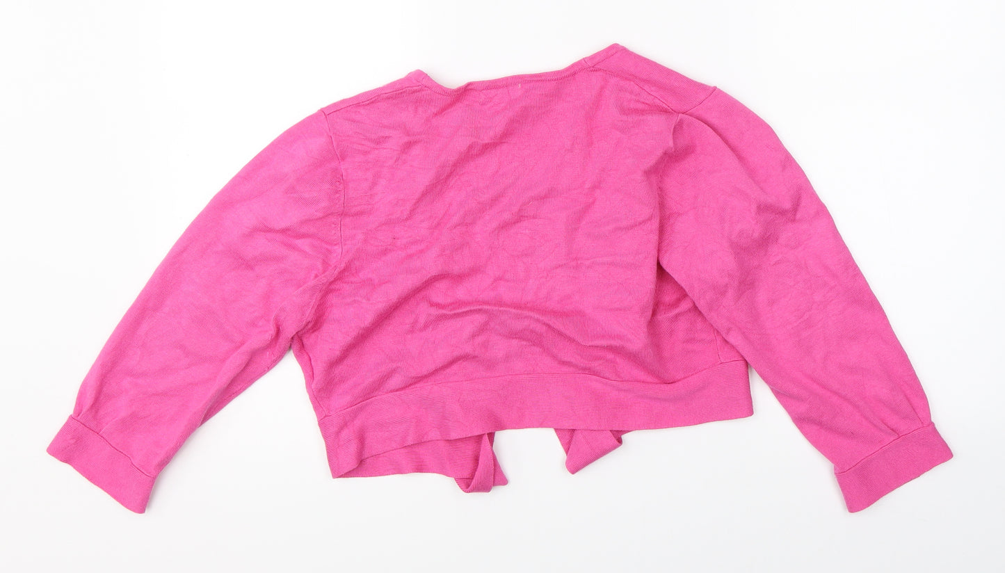 B&W Womens Pink   Shrug Jumper Size M