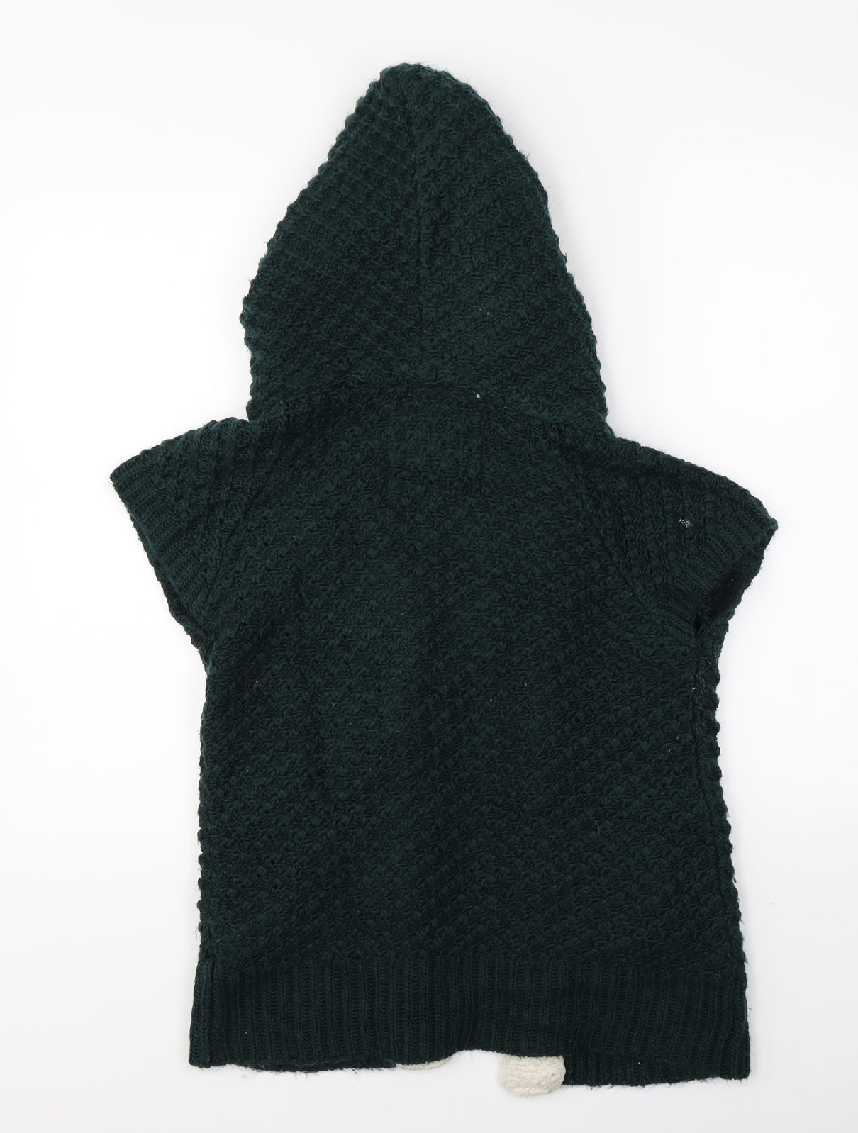 Zara Womens Green  Knit Vest Jumper Size M