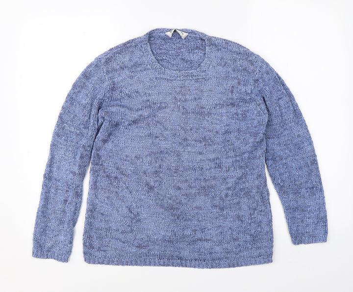 Betty Barclay Womens Blue Pullover Jumper Size M