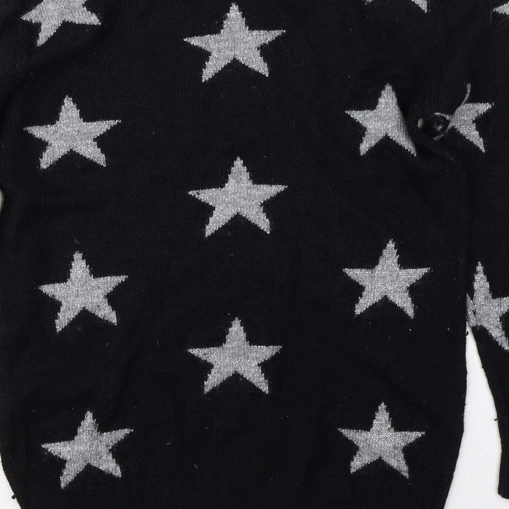 NEXT Girls Black   Pullover Jumper Size 9-10 Years
