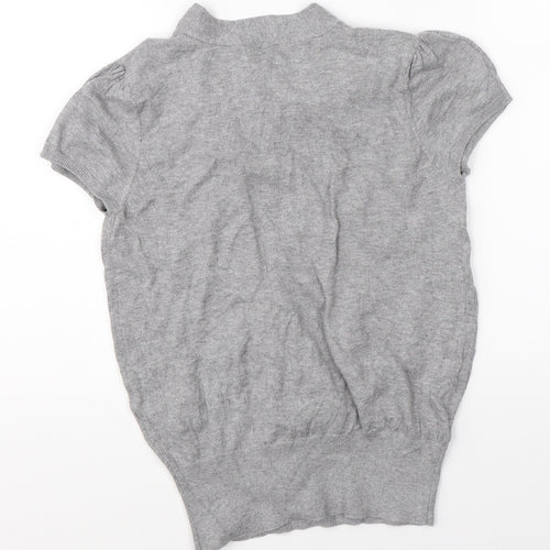 Divided Womens Grey   Basic Blouse Size 10