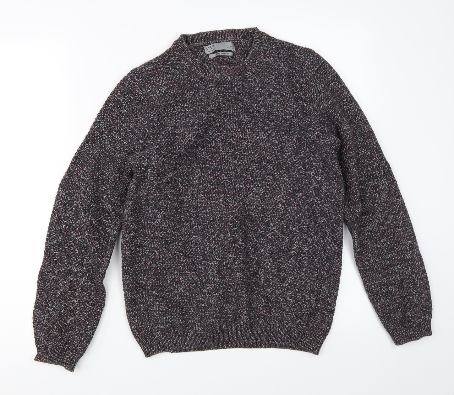 Marks & Spencer Mens Multicoloured   Pullover Jumper Size S