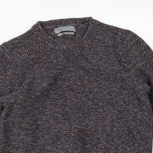 Marks & Spencer Mens Multicoloured   Pullover Jumper Size S