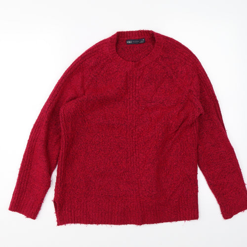 Marks & Spencer Womens Pink   Pullover Jumper Size S