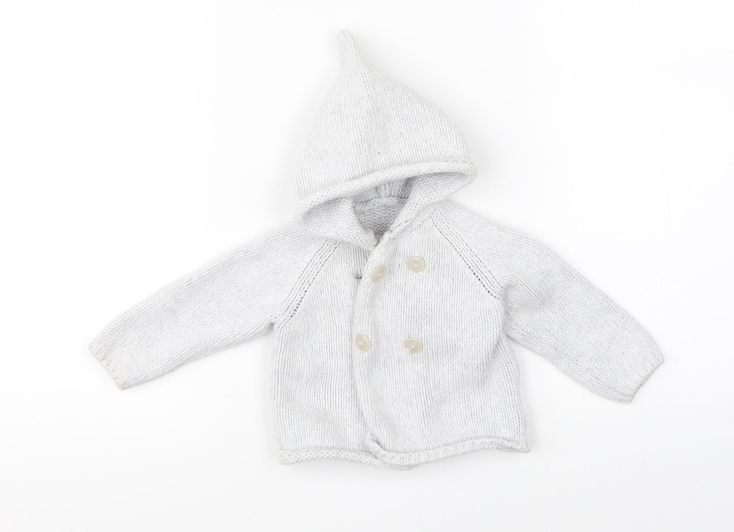 Preworn Baby Grey   Pullover Jumper Size 3-6 Months