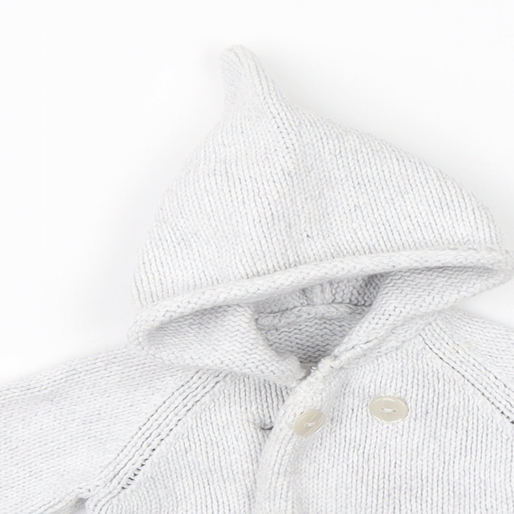 Preworn Baby Grey   Pullover Jumper Size 3-6 Months