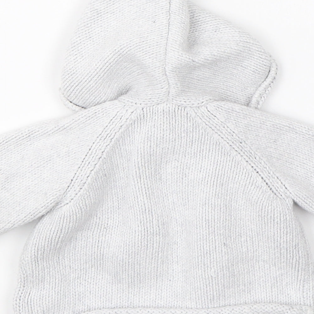 Preworn Baby Grey   Pullover Jumper Size 3-6 Months