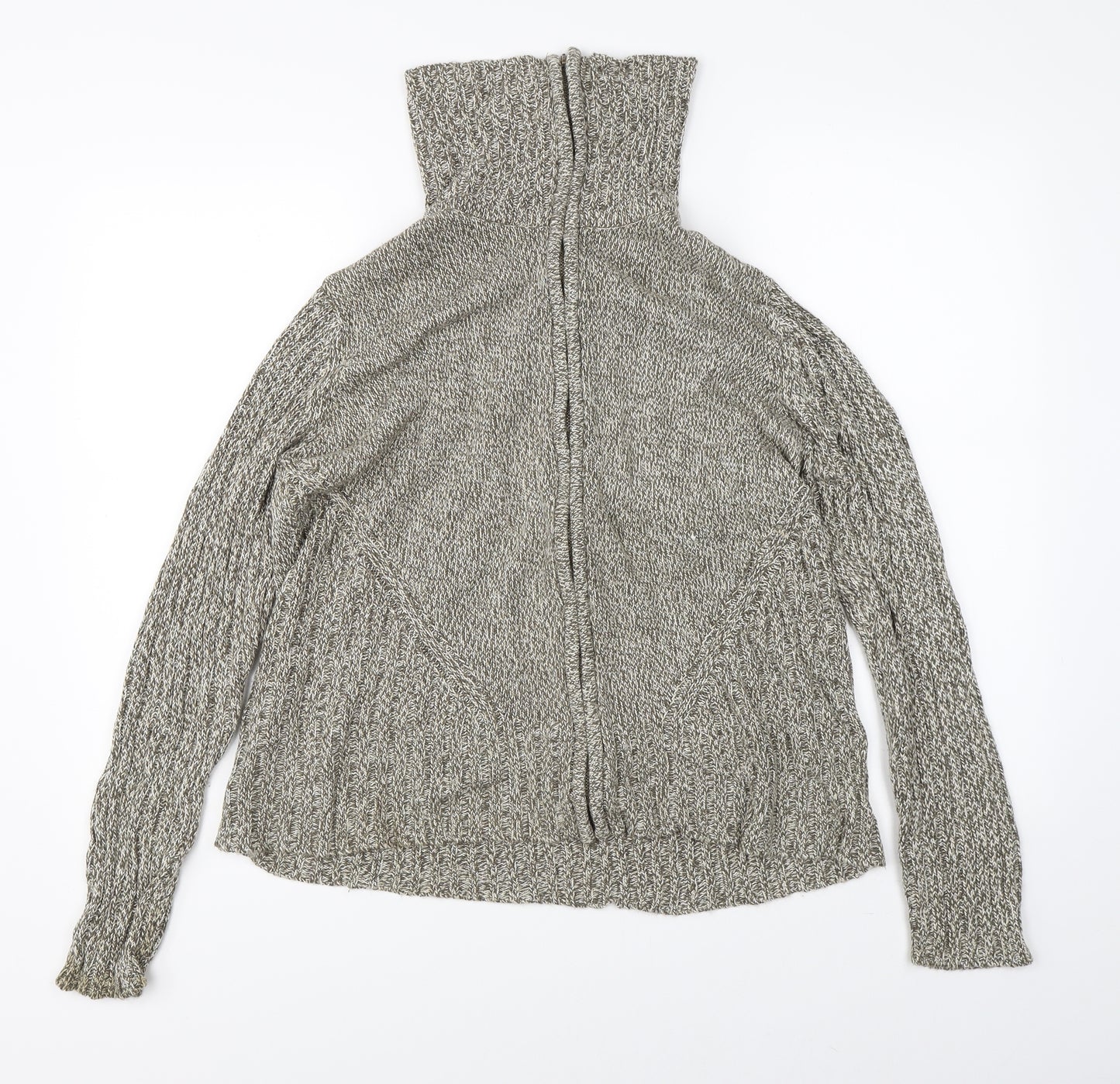 E-vie Womens Beige   Full Zip Jumper Size 18