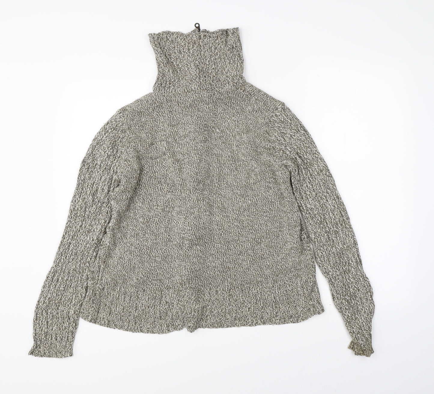 E-vie Womens Beige   Full Zip Jumper Size 18