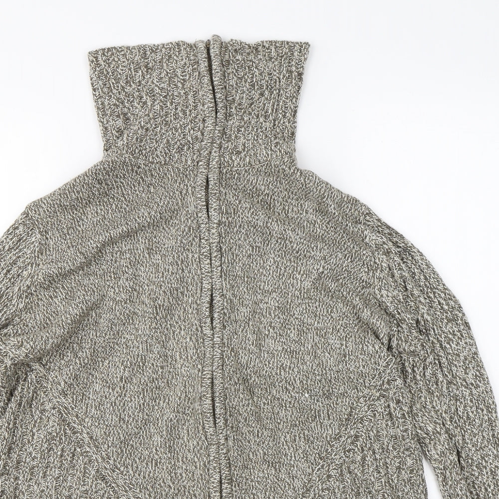 E-vie Womens Beige   Full Zip Jumper Size 18